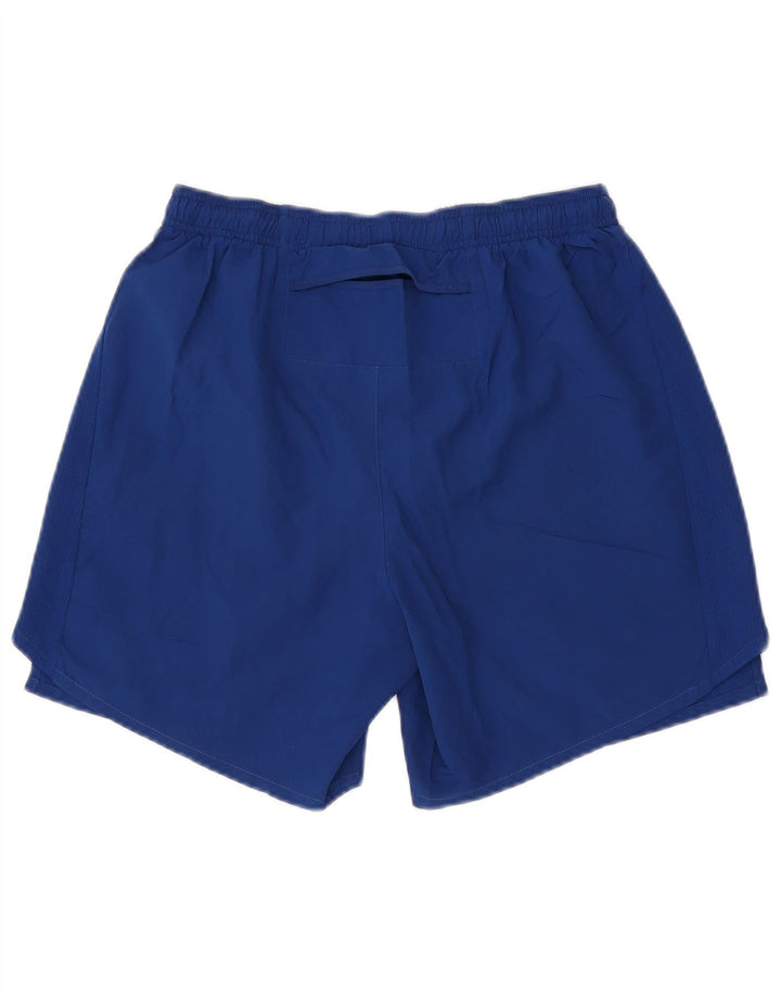 Pantaloni scurți sport NIKE Dri Fit Graphic pentru bărbați, poliester albastru mediu