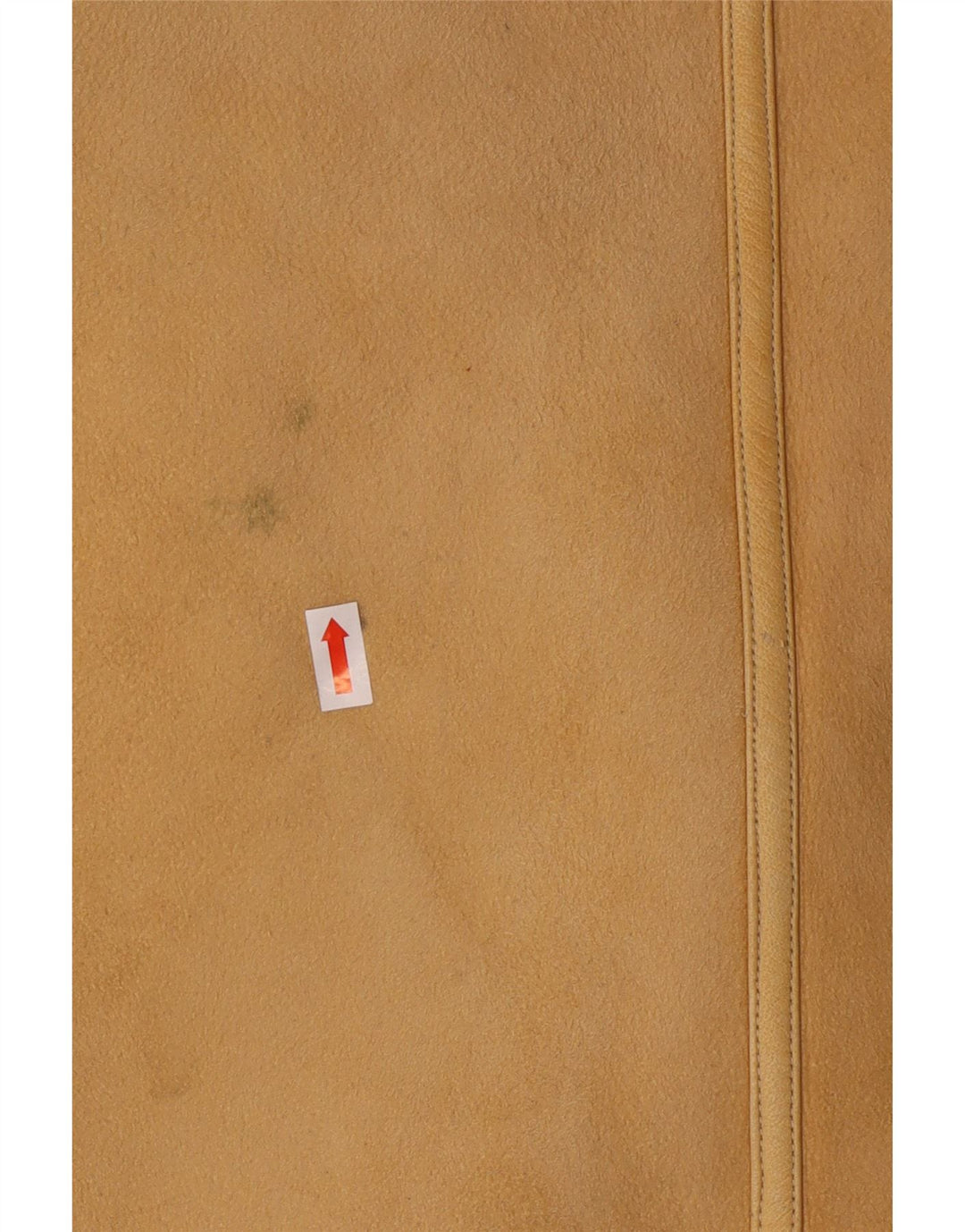 Palton din shearling vintage pentru femei IT 46 mare, bej, din shearling