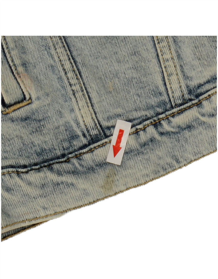 Jachetă de blugi pentru femei Fat Face UK 18 XL, bumbac albastru
