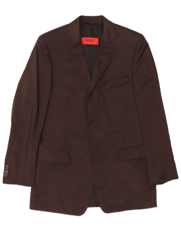 Blazer pentru bărbați Hugo Boss EU 44 XS Acetat maro