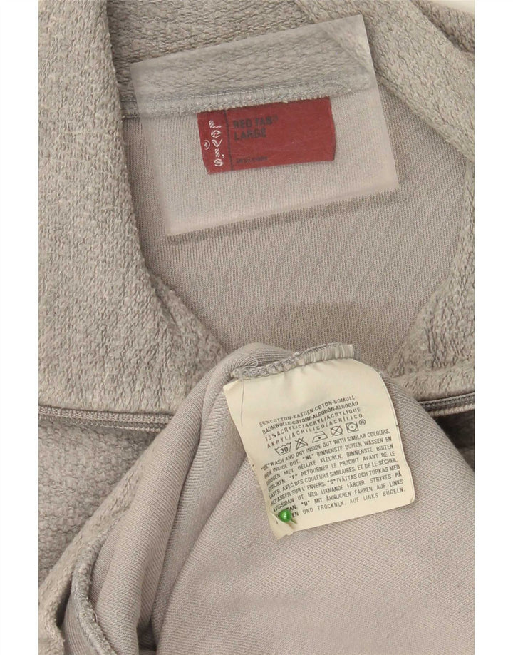 Jachetă de trening pentru bărbați Levi's, mare, gri din bumbac