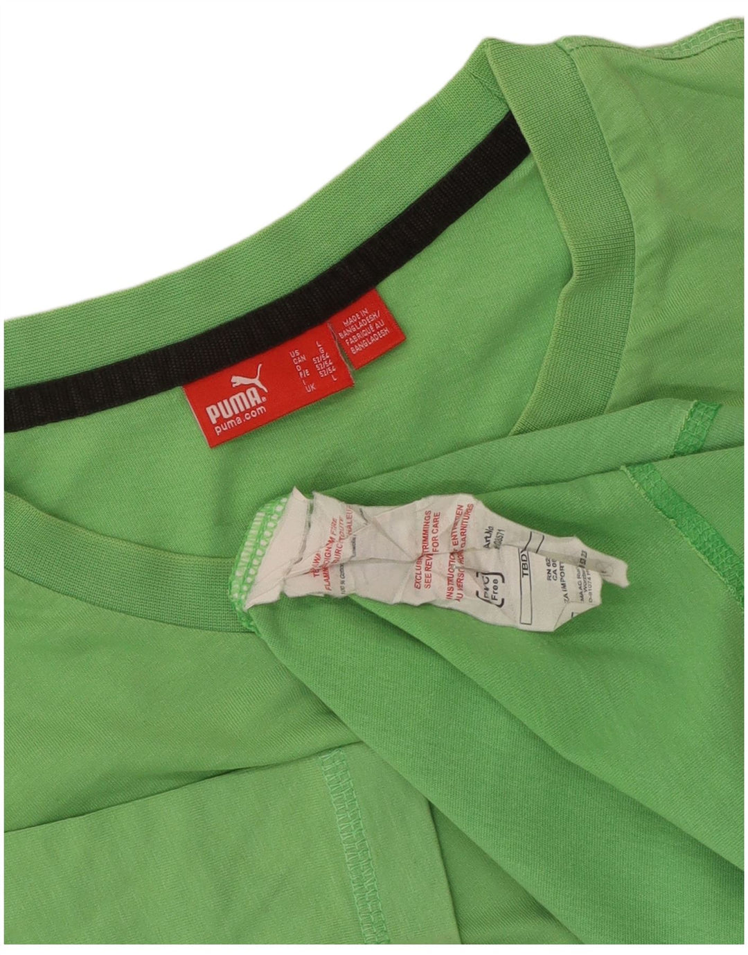 Tricou grafic Puma pentru bărbați Top mare din bumbac verde