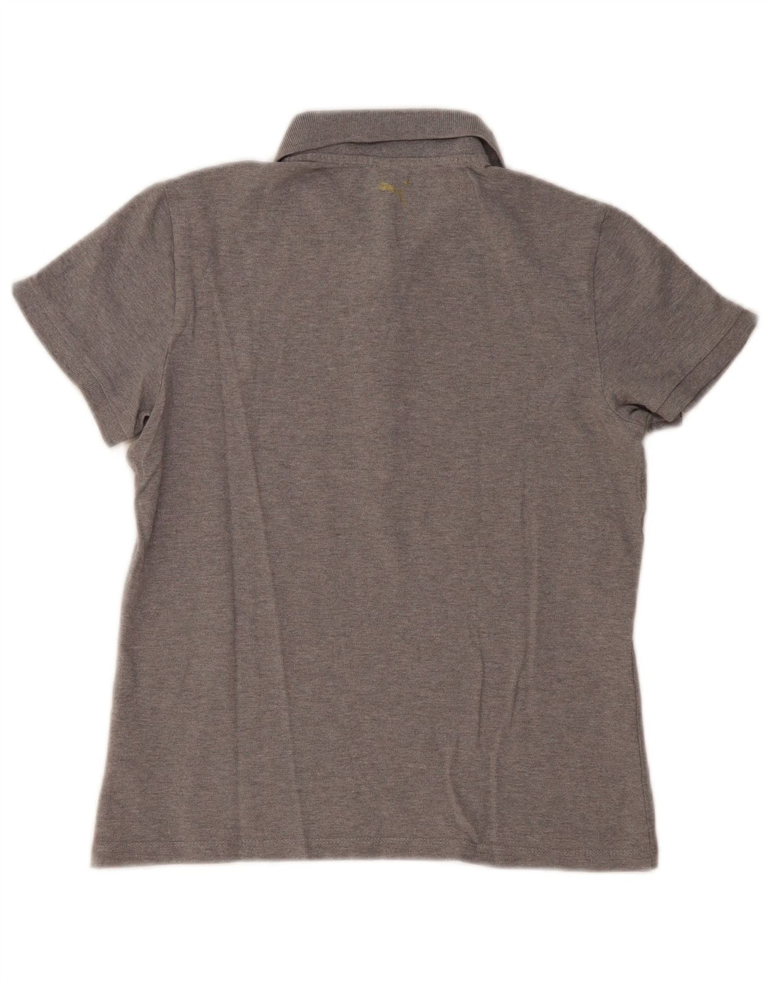 Tricou polo PUMA pentru femei UK 14, bumbac gri mediu