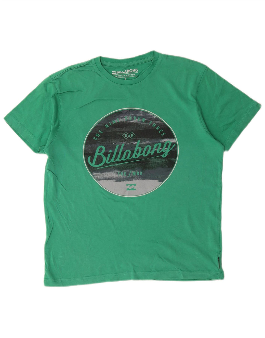 Tricou grafic pentru bărbați Billabong Top mic din bumbac verde