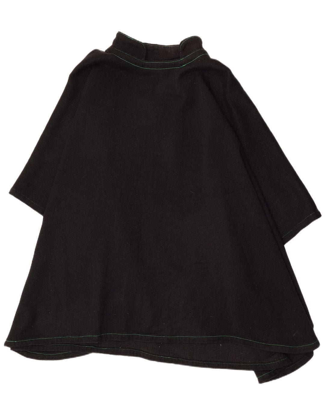 Rochie Poncho Vintage pentru Femei Marime Unia Neagra