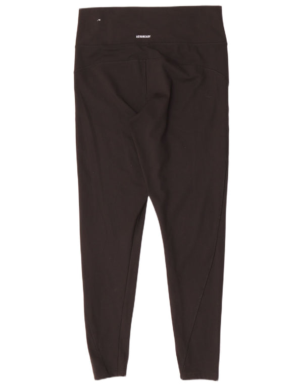 Leggings pentru femei Adidas Tight Fit Marea Britanie 16/18 Poliester negru mare