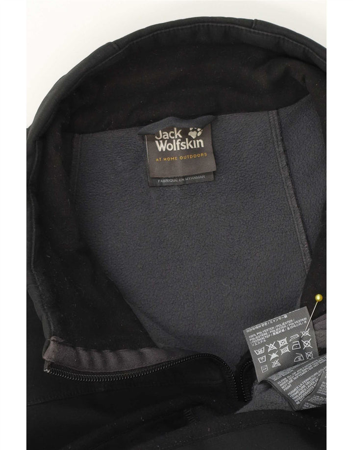 Jack Wolfskin Gilet pentru bărbați UK 40, mare, negru, poliester