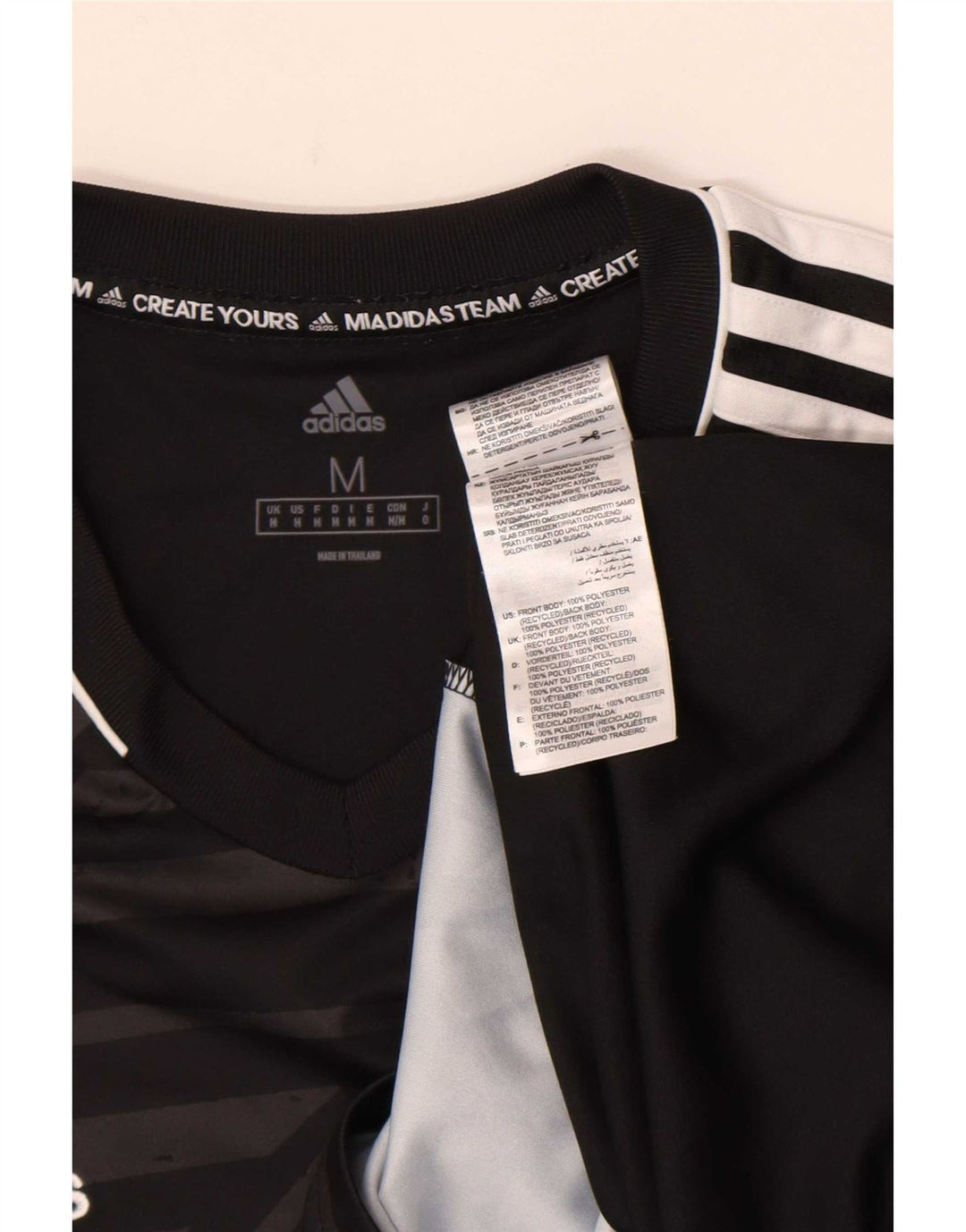 Tricou grafic pentru bărbați Adidas Top Mediu Negru Poliester Geometric