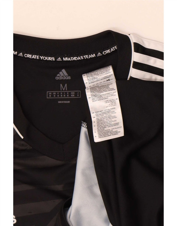 Tricou grafic pentru bărbați Adidas Top Mediu Negru Poliester Geometric