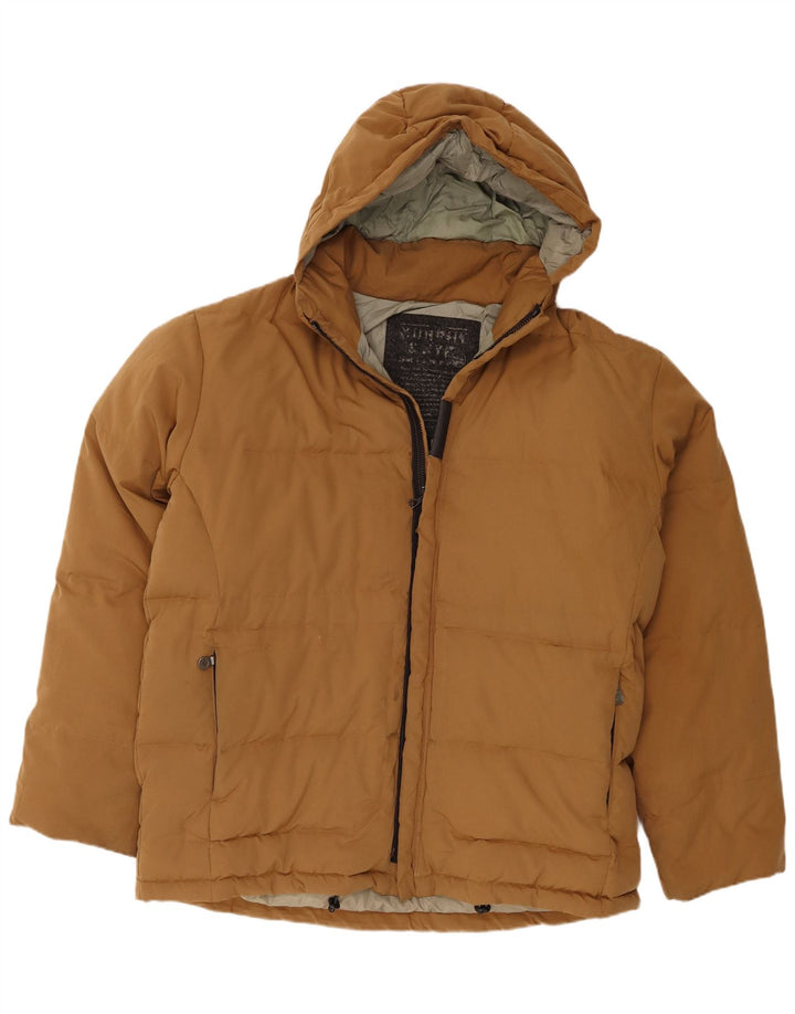 Jachetă căptușită cu glugă pentru bărbați Murphy & Nye UK 42 2XL poliester bej