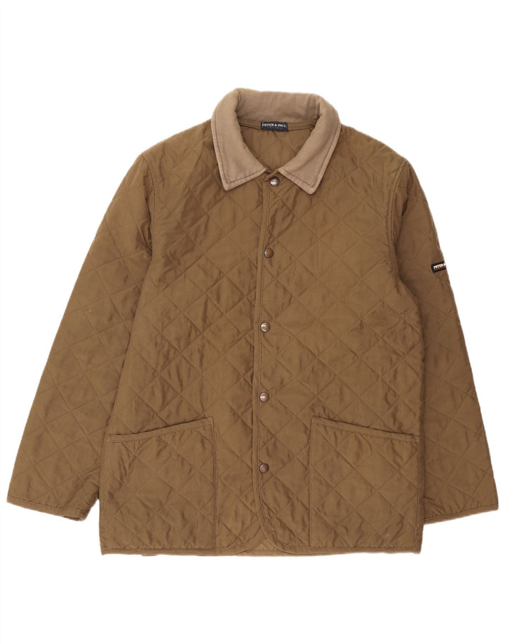 Jachetă matlasată pentru bărbați Peter & Paul UK 38 Medium Khaki