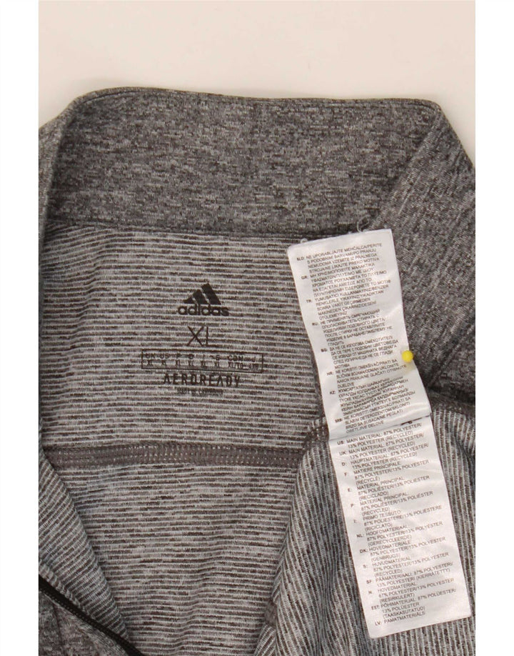 Pantalon de trening pentru bărbați Aeroready, cu fermoar, cu pulover, XL, gri, pete