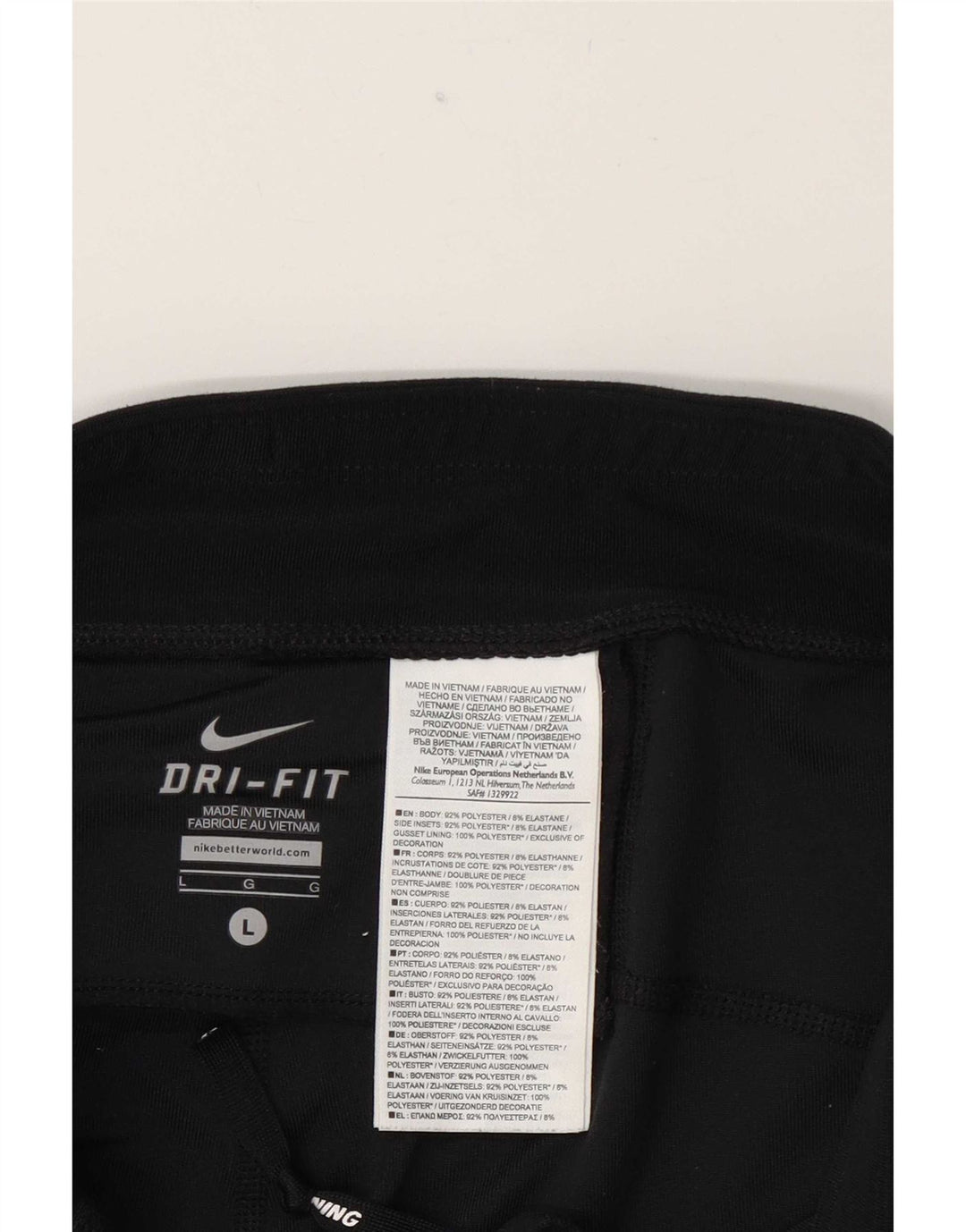 Leggings Dri Fit Nike pentru femei Marea Britanie 14 Poliester mari bleumarin