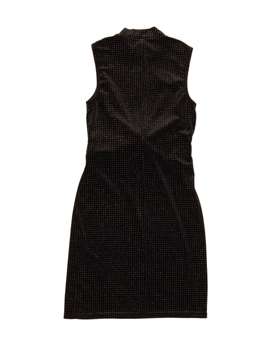 TOPSHOP Womens Sleeveless Sheath Dress UK 8 Small Black Polyester Vintage Topshop and Second-Hand Topshop from Messina Hembry 