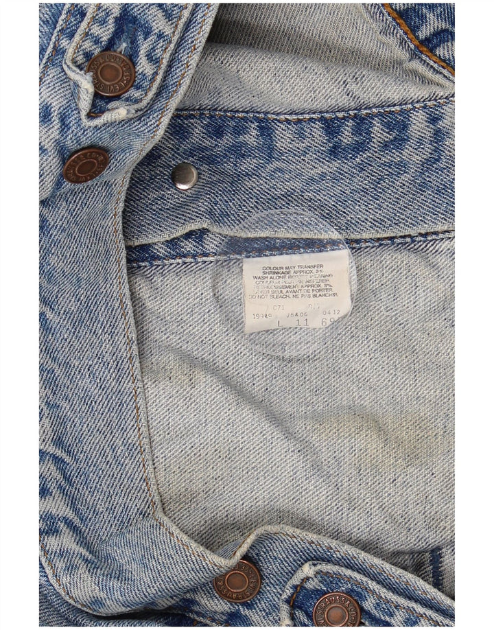 Jachetă de blugi pentru femei LEVI'S UK 14, mare, albastru, bumbac