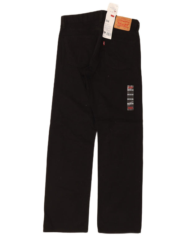 Pantaloni casual drepti 514 Levi's pentru bărbați L34 L32 bumbac negru