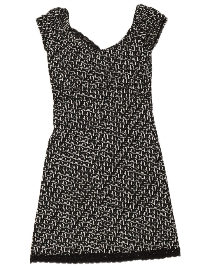 Rochie Liu Jo pentru femei IT 42 Medium Negru Geometric Poliester