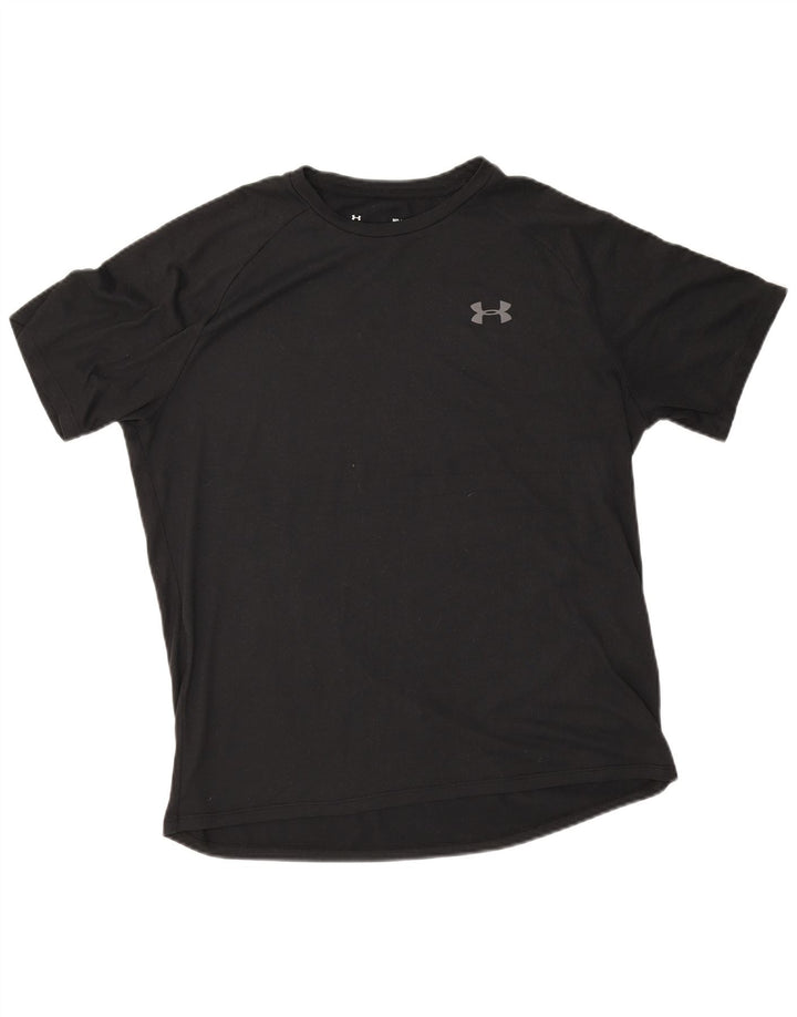 Tricou pentru bărbați Under Armour Top Mediu Poliester Negru