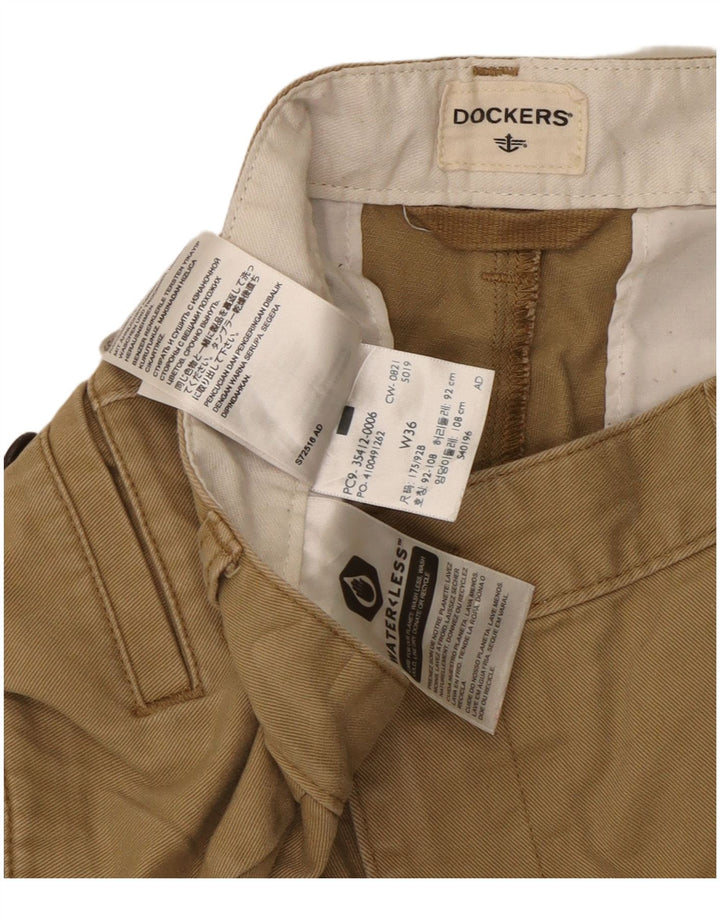 Pantaloni scurti cargo pentru bărbați DOCKERS W36, mare, bej, bumbac
