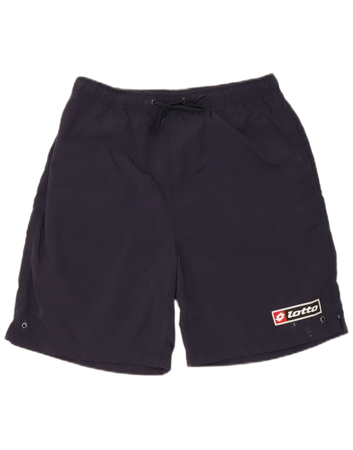Pantaloni scurți sport pentru bărbați Lotto, nailon, albastru, mediu