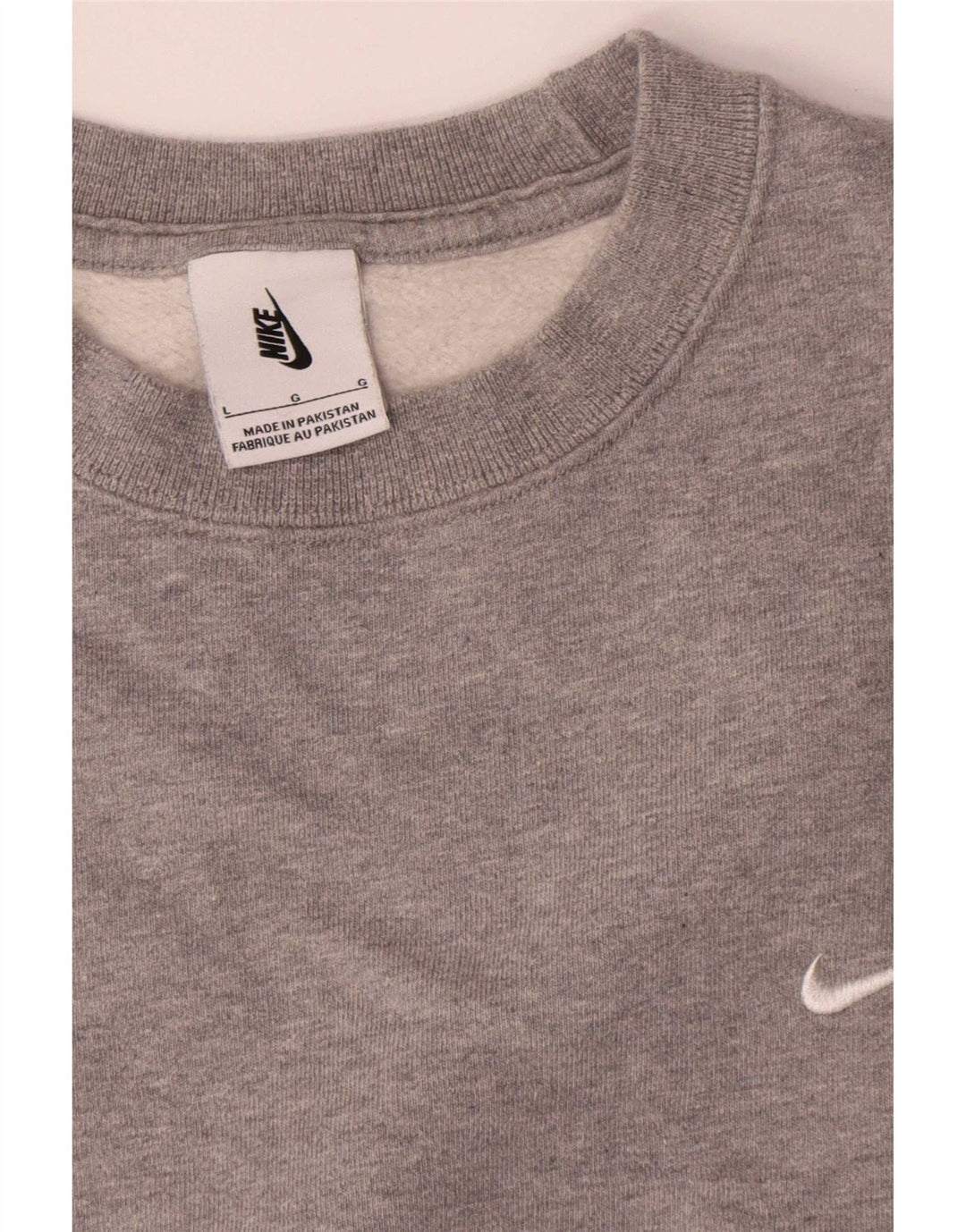 Hanorac pentru bărbați Nike Pulover mare, gri, bumbac