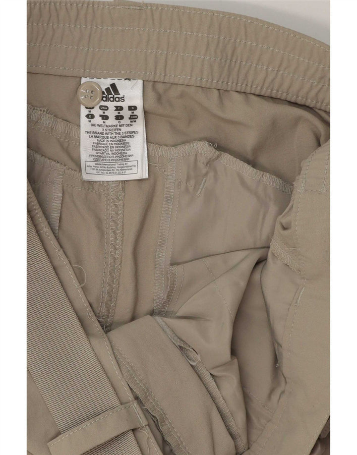 Pantaloni chino drepți cu grafic pentru bărbați Adidas Mediu L32 L32 Poliester gri