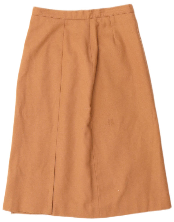 Fusta midi Windsmoor pentru femei UK 14 Medium W28 Lână bej