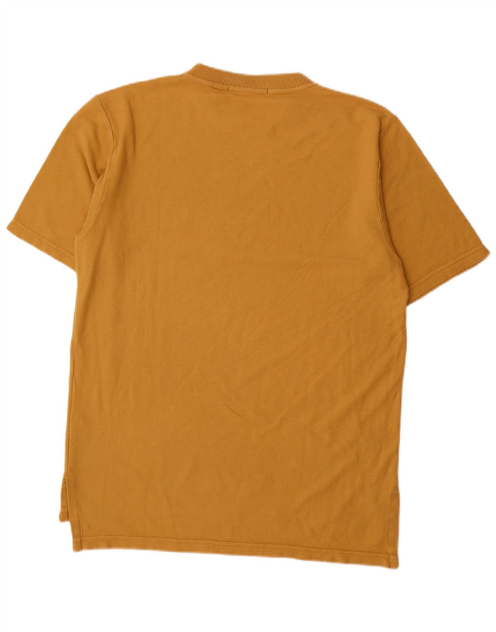 Tricou pentru bărbați Henry Cottons Top din bumbac galben mediu