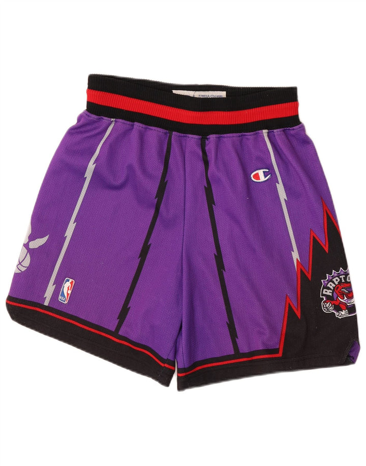 Pantaloni scurți pentru bărbați Champion Mitchell&Ness NBA Los Toronto Raptors Mic violet