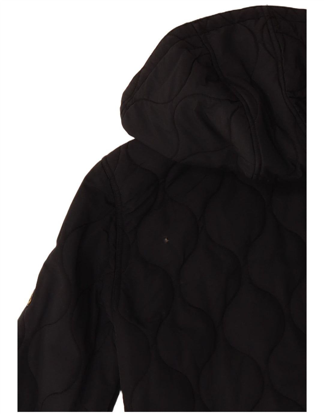 Jachetă căptușită cu glugă pentru bărbați LYLE & SCOTT UK 40, mare, negru, bumbac