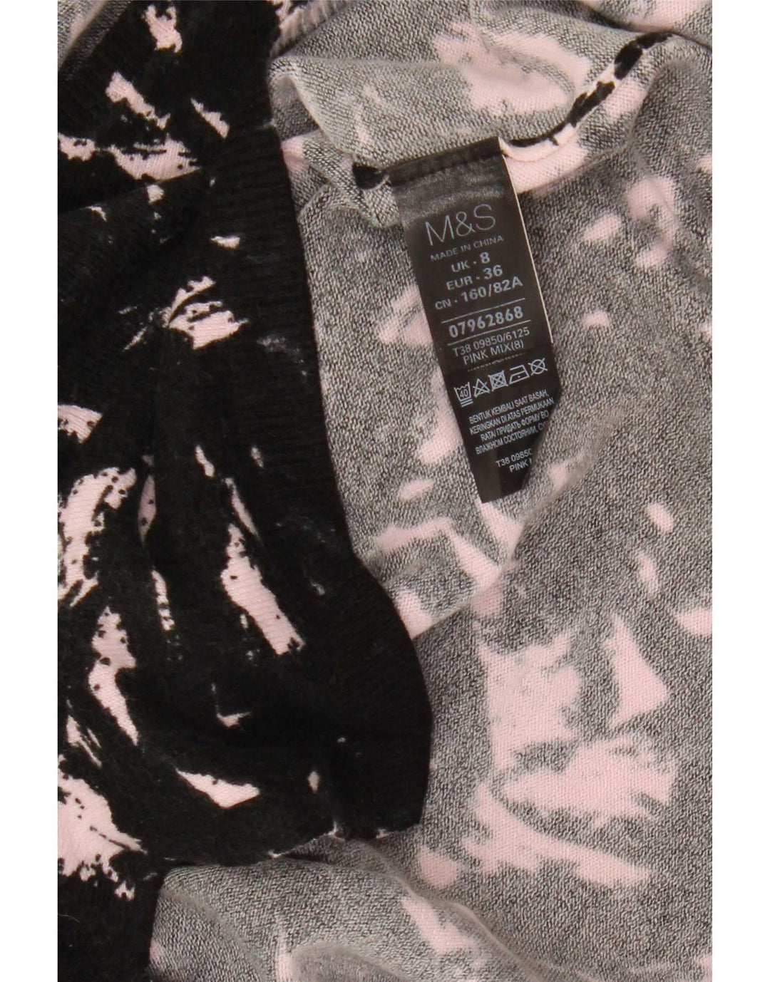 Marks & Spencer Pulover cu decolteu în V pentru femei UK 8 Small Black