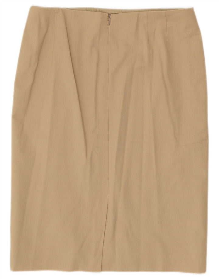 Fusta creion pentru femei Escada EU 38 Medium W28 Bej Bumbac Clasic