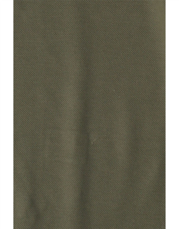 Tricou polo LACOSTE pentru bărbați, cu tăiere clasică, mărimea 4, bumbac kaki mediu