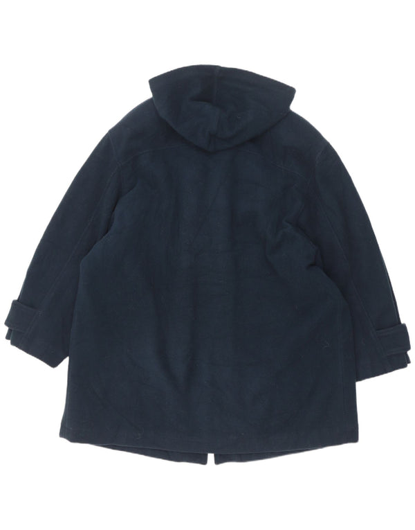 Manson vintage pentru bărbați cu glugă UK 42 XL Lână bleumarin