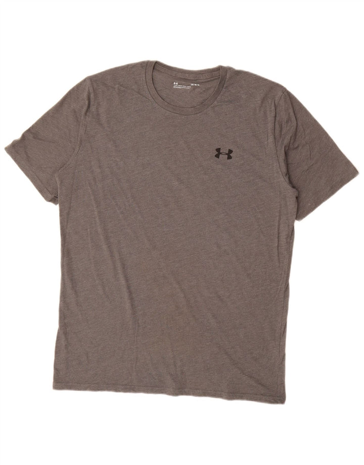 Tricou Under Armour pentru bărbați Top Large Gri Flecked