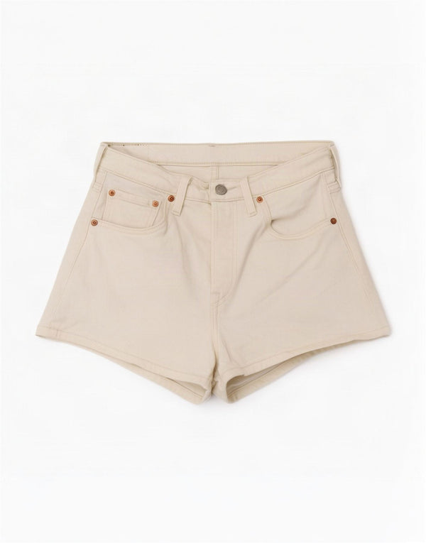 Pantaloni scurti Levi's 501 Denim Small W27 Bumbac alb