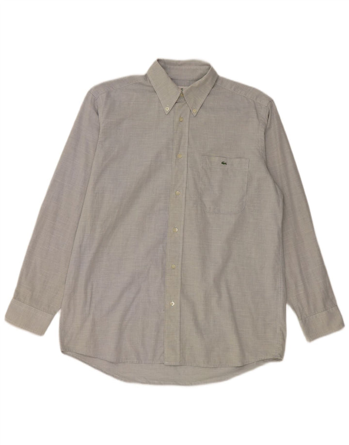 Camasa barbati Lacoste Marimea 39 Bumbac Gri mediu