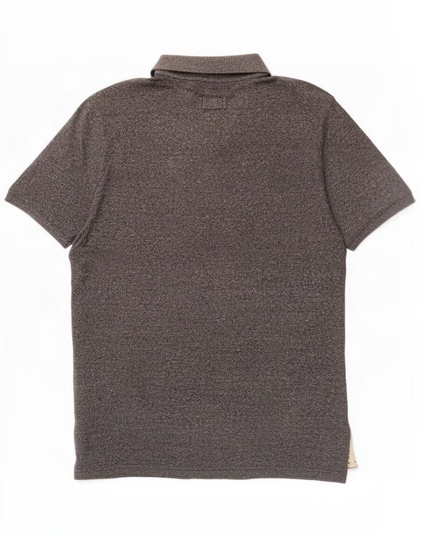 Tricou polo pentru bărbați Fat Face, mare, gri bumbac cu pete