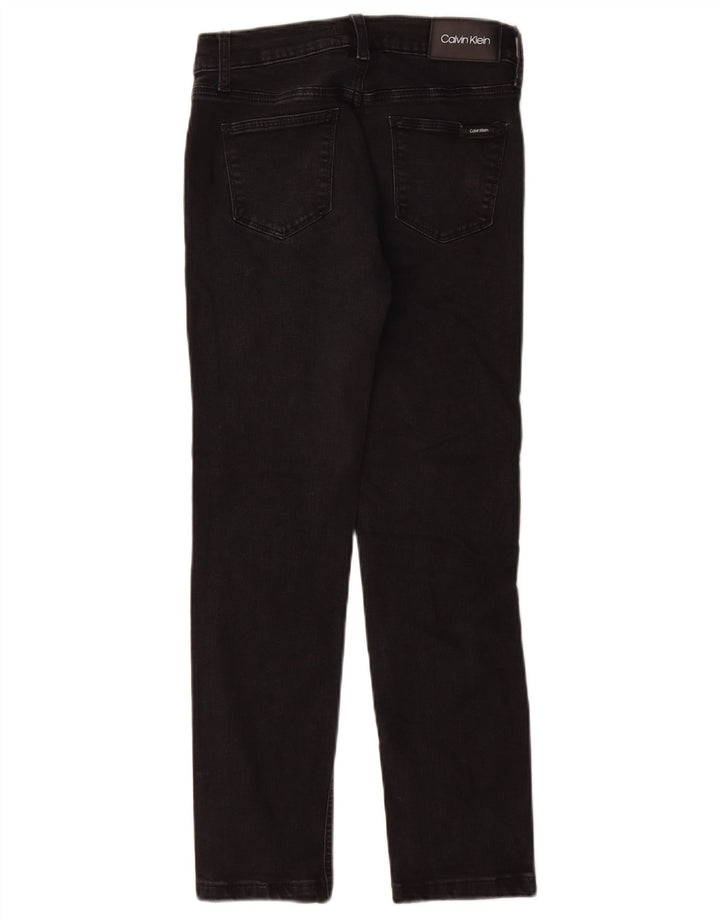Blugi slim pentru femei Calvin Klein W27 L28 bumbac negru
