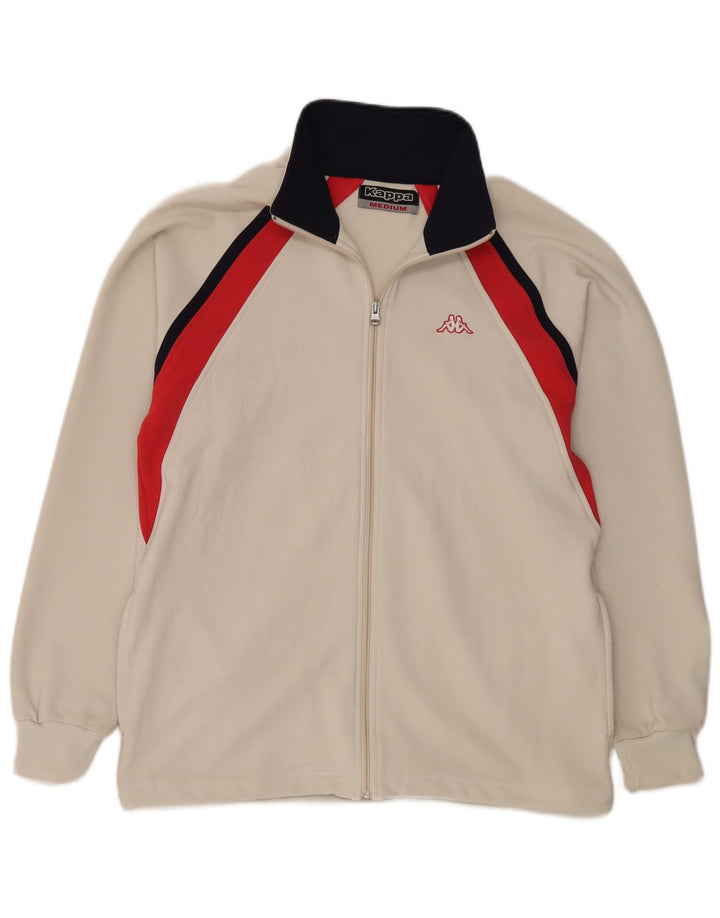 Jachetă de trening pentru bărbați Kappa, bumbac alb mediu