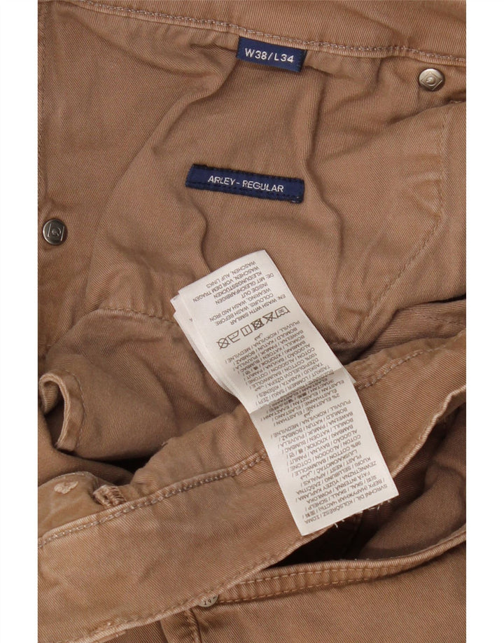 Pantaloni casual GANT pentru bărbați, cu croiala normală, L38 L34, bumbac maro