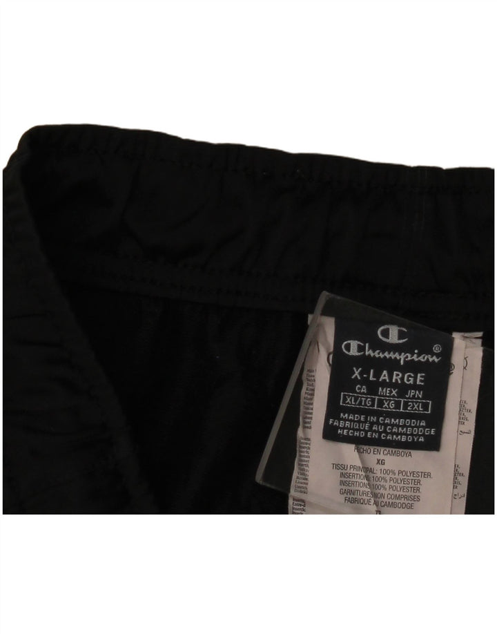 Pantaloni de trening pentru bărbați CHAMPION Pantaloni de jogging XL Poliester color bloc negru