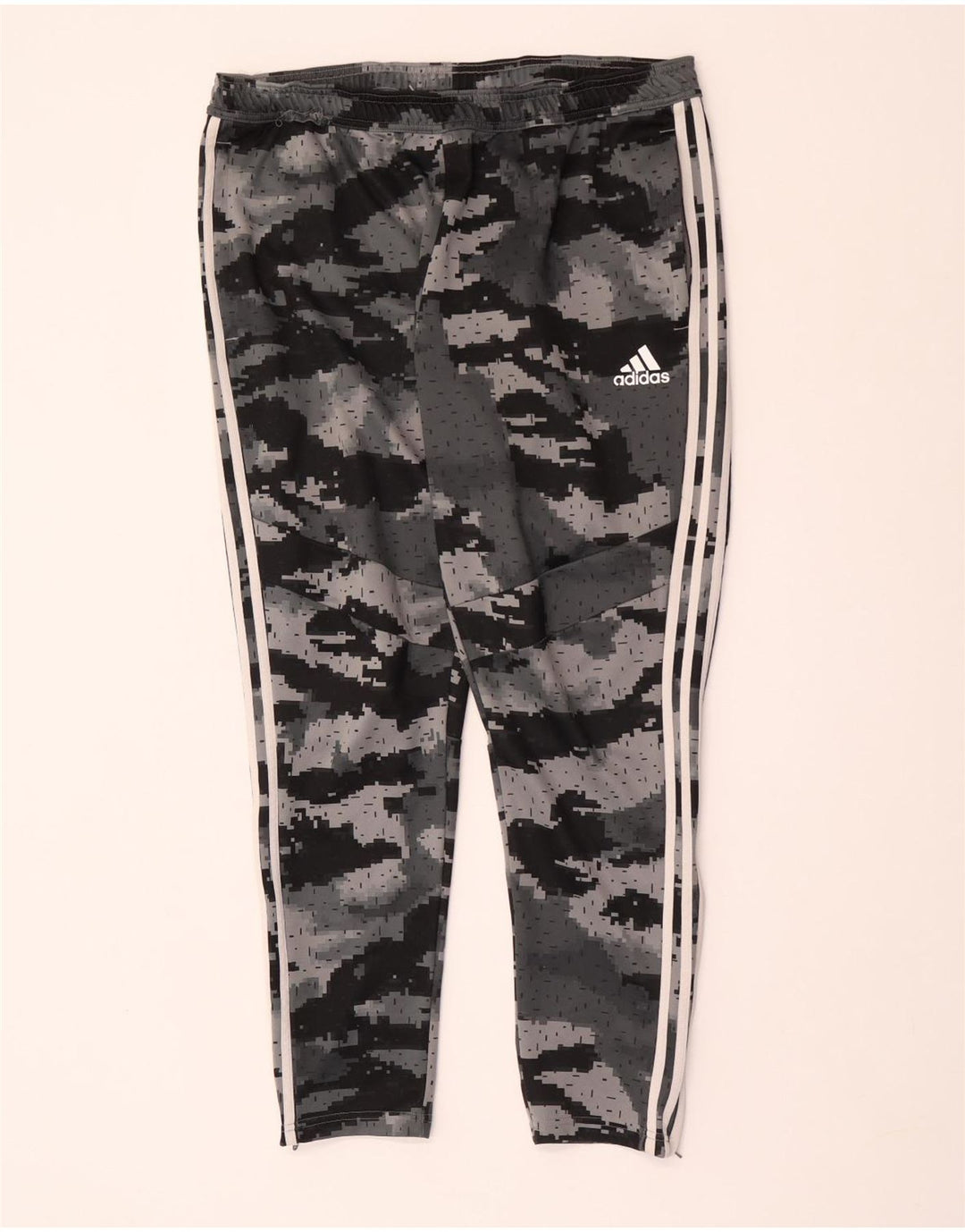 Pantaloni de trening pentru bărbați ADIDAS XL, poliester camuflaj gri