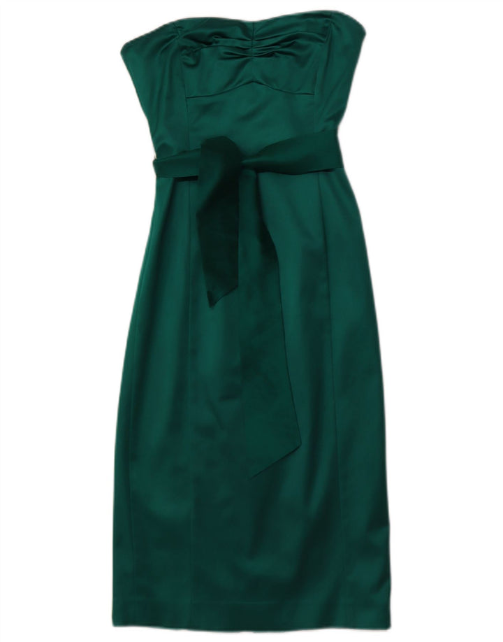 COAST Rochie fără bretele pentru femei UK 8 Small Green Acetat