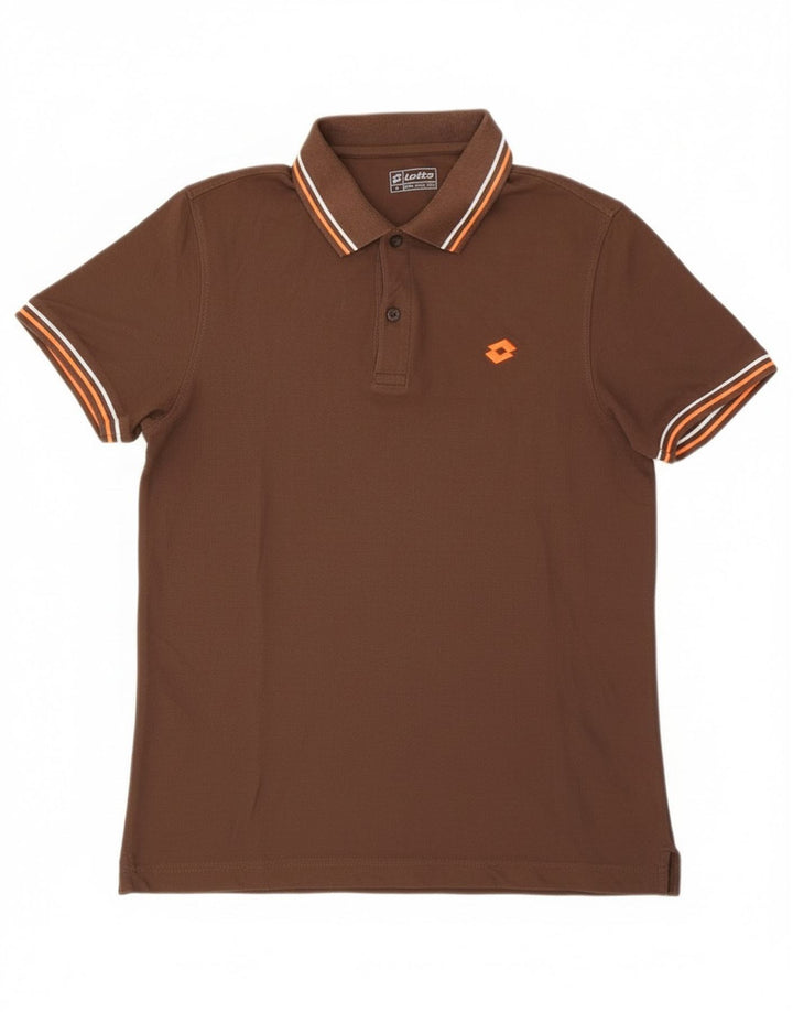 Tricou polo pentru bărbați Lotto Maro Mediu