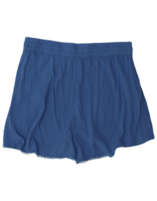 Pantaloni scurți sport Marks & Spencer pentru femei UK 12 Medium Blue Viscose