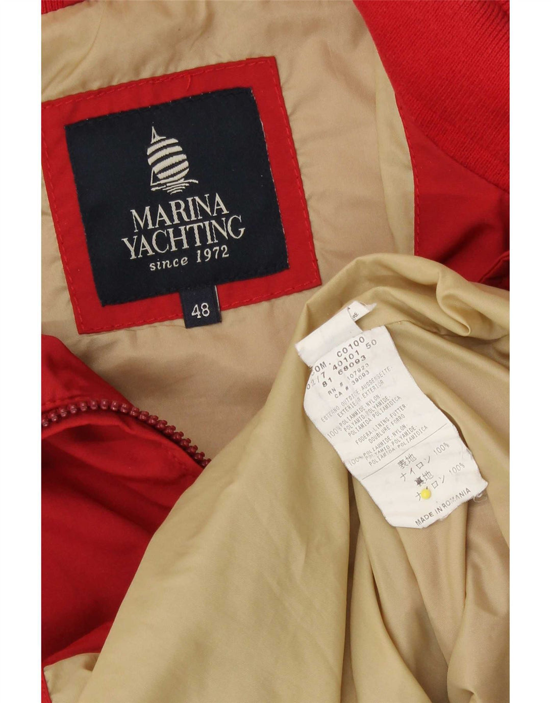 Gilet pentru bărbați Marina Yachting IT 48 Medium Red Poliamidă