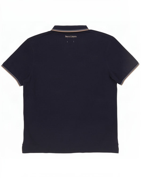Tricou polo pentru bărbați Henry Cottons, mare bleumarin