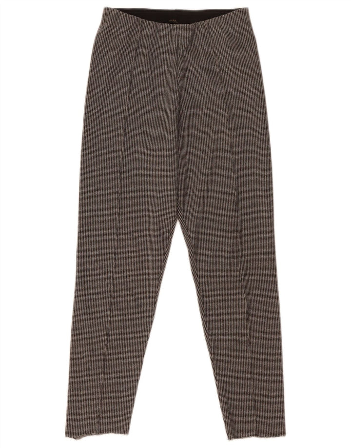 Leggings crop pentru femei Zara UK 10 Poliester cu picior de găin mic gri