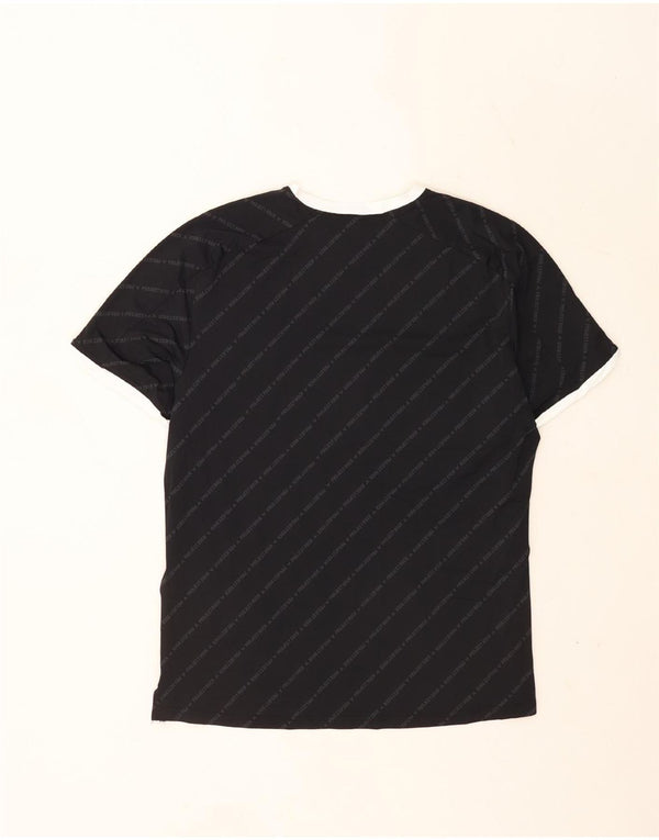 Tricou grafic Under Armour pentru bărbați Top mare, negru, cu dungi sport
